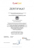Zertifikat 2014